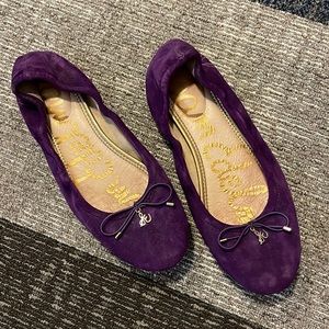 Sam Edelman Felicia Ballet Flat | Purple Suede | SZ 8.5
